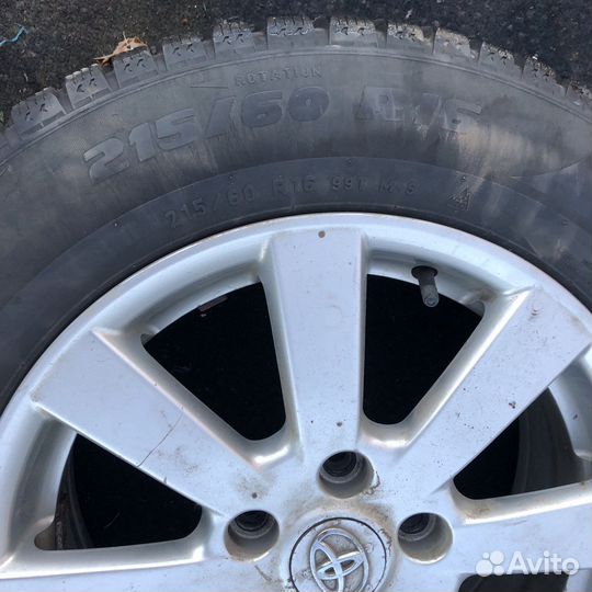 215 60 16 Колеса зимние на дисках Тойота Камри