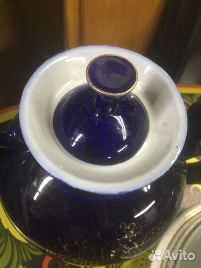 Большой фарфоровый чайник СССР