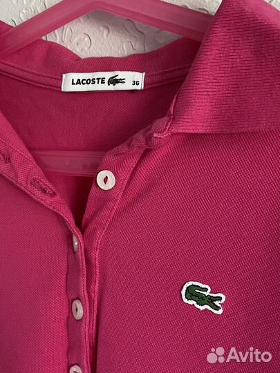 Lacoste polo женские