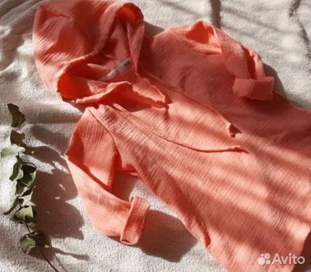 Туника пляжная детская из муслина