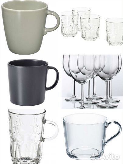 Кружки Бокалы для вина Икеа