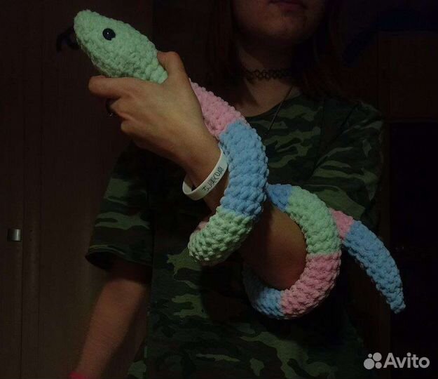 Вязанная игрушка, Змея