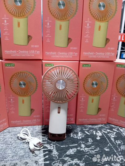 Вентилятор мини карманный аккумуляторный