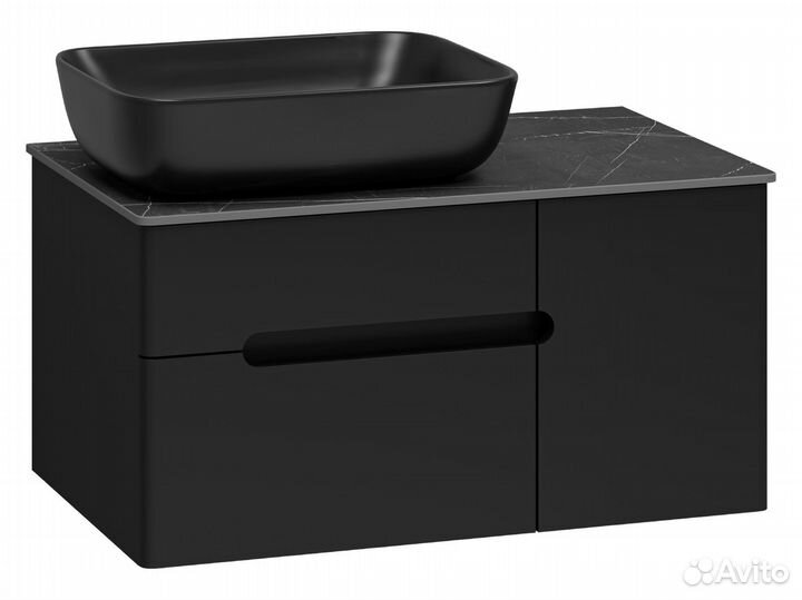 Тумба с раковиной Misty Роял П-Роя-01080-021П2Я