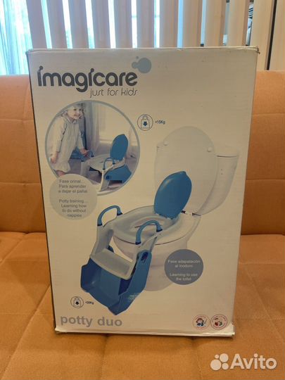 Горшок-накладка детская на унитаз 2 в 1