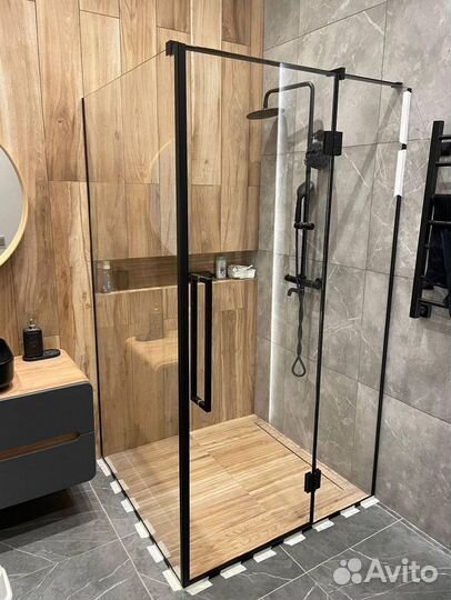 Душевые стеклянные перегородки на заказ / Гарантия