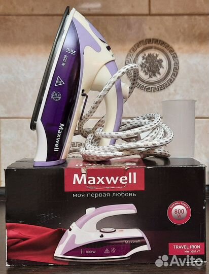 Утюг дорожный Maxwell