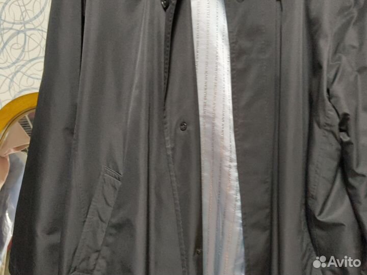 Плащ мужской черный