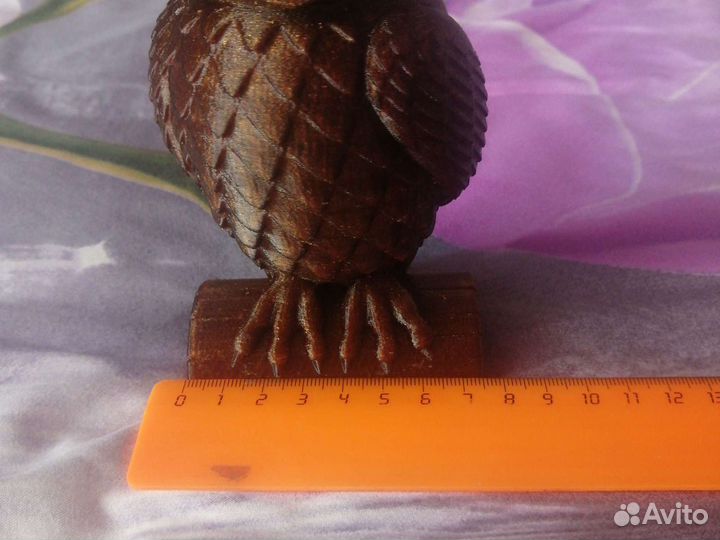 Фигурка совы на 3D принтере