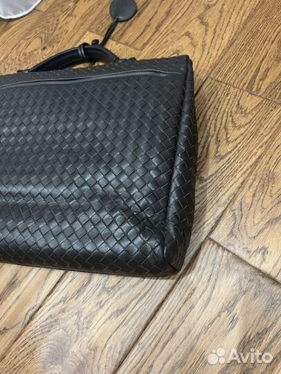 Мужской кожаный портфель Bottega Veneta