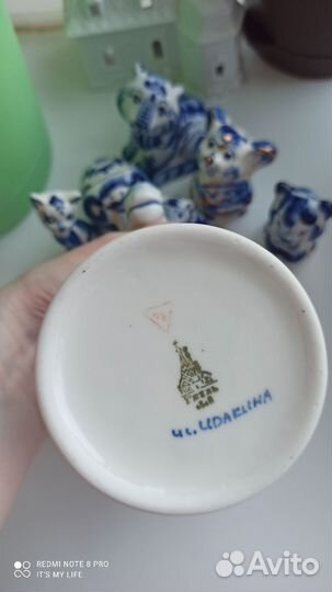 Гжель Фигурки Статуэтки Вазы Салфетницы