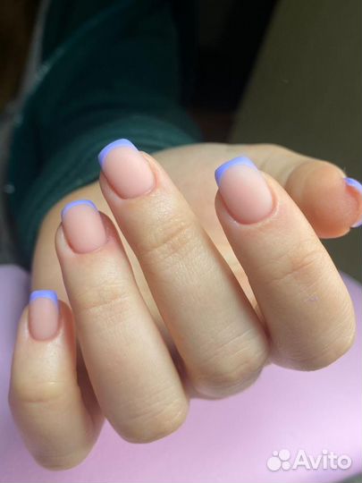 Маникюр комбинированный