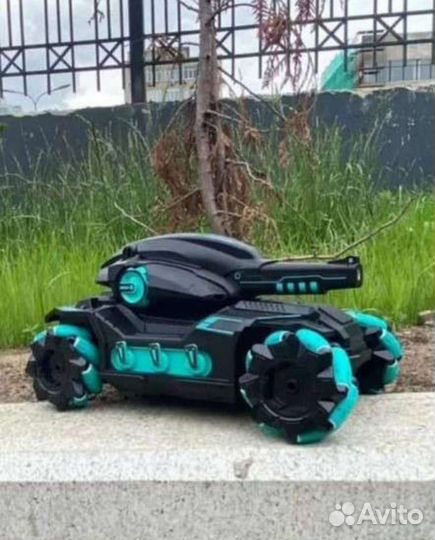 Танк на радиоуправлении с пульками, 2 пульта