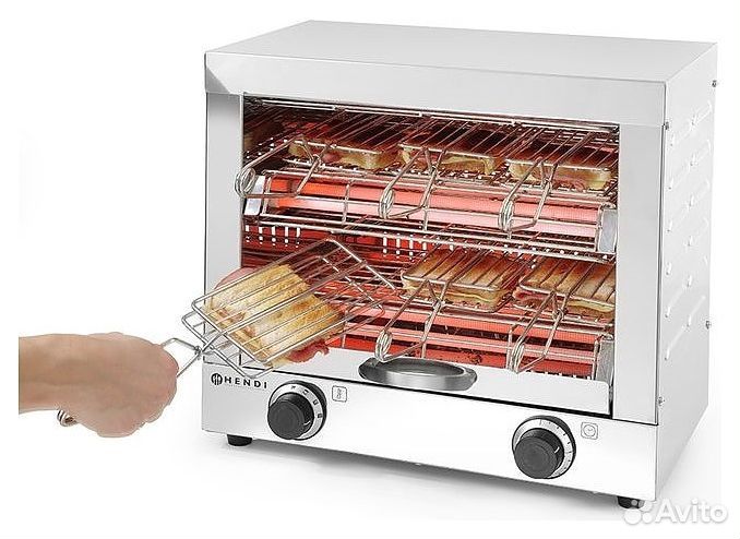 Тостер кварцевый hendi Milan-Toast 262214