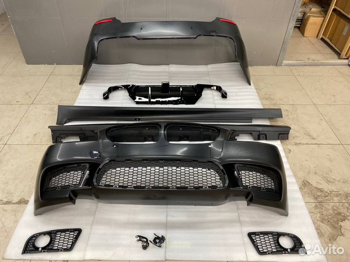 Обвес М лук для BMW F10 + диффузор LED