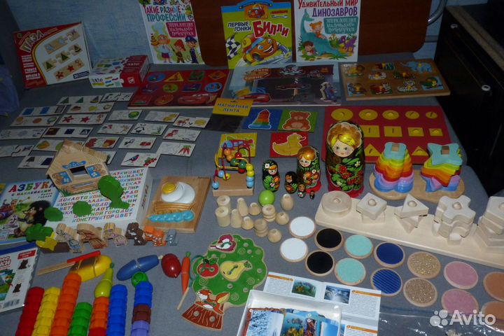 Коробка развивающих игр Монтессори