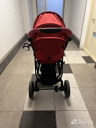 Коляска babyton trio красная