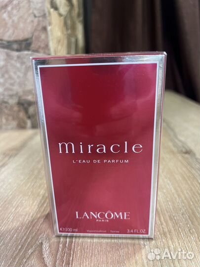 L'EAU DE parfum Miracle lancome,оригинал