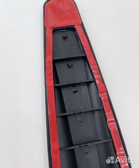 Накладки на бампер резиновые черные белые