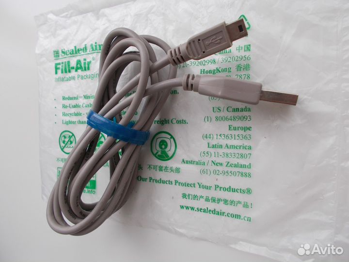 Кабель удлинитель USB в мини USB длиной 1,2 м