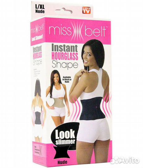 Чудо пояс miss belt (мисс белт) черный