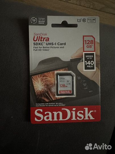 Карта памяти sdxc UHS-I card для фотоаппарата