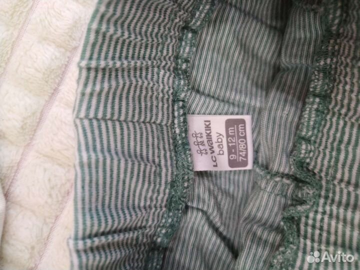 Детские вещи на мальчика 74-80 штаны/майки