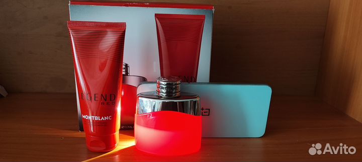 Montblanc legend red 50ml+в подарок гель для душа