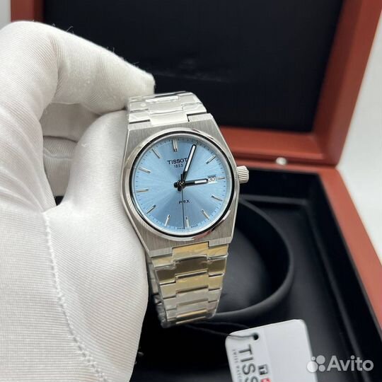 Tissot prx Blue кварцевые часы