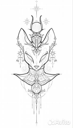 Модель на татуировку