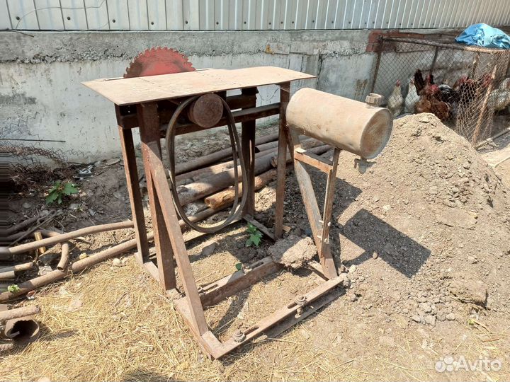 Дисковая Пилорама с бензиновым двигателем