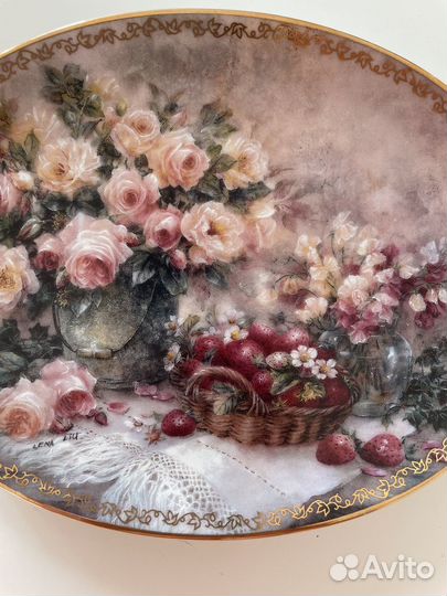 Декоративная тарелка Lena Liu Лена Лю