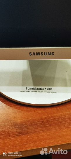 Монитор samsung syncmaster 173P
