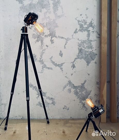 Торшер, лампа напольная, светильник, ночник лофт