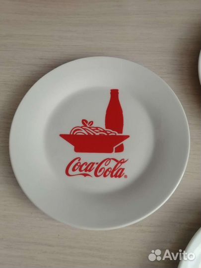 Тарелки coca cola
