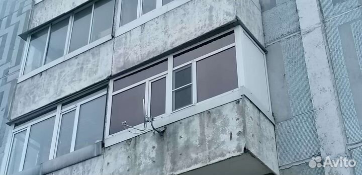 Тонирование балконов, лоджий, пл. Окон