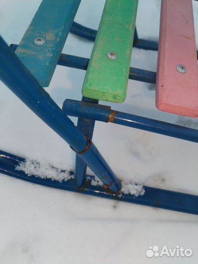 Детские зимние санки