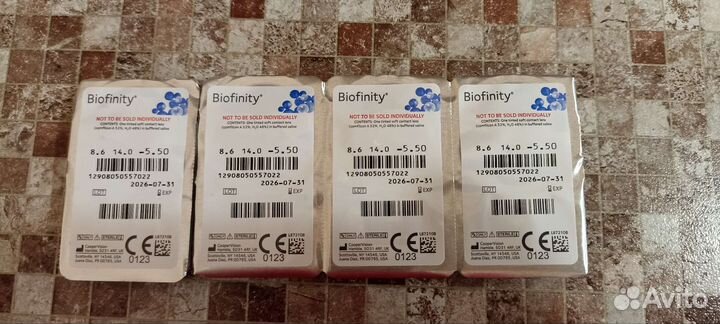 Контактные линзы с диоптриями -5.50