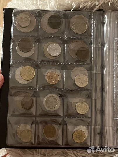 Альбом с монетами мира и СССР