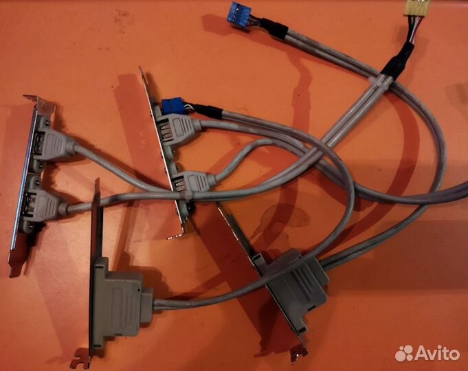 Задние планки USB.Firewire