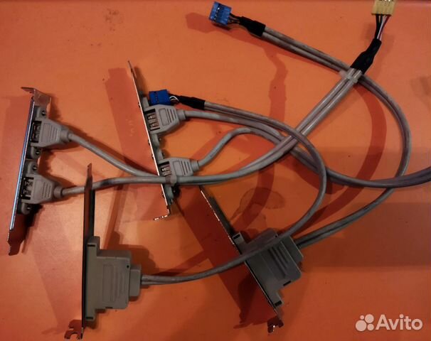 Задние планки USB.Firewire