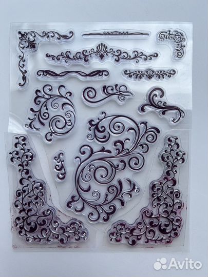 Штампы для скрапбукинга, декупажа