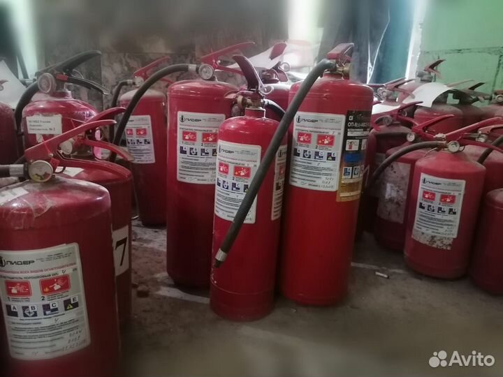 Перезарядка,техническое обслуживание огнетушителей