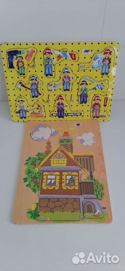 Развивающие деревянные игрушки