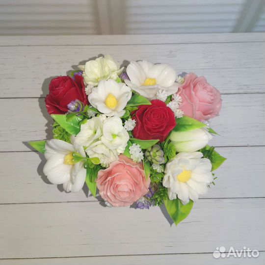 Букет из мыла