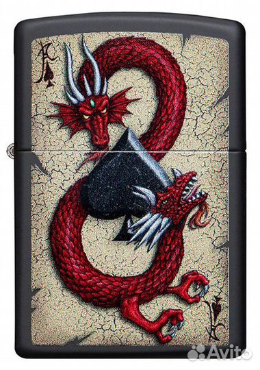 Зажигалка Zippo 29840 Dragon Ace Design Новая