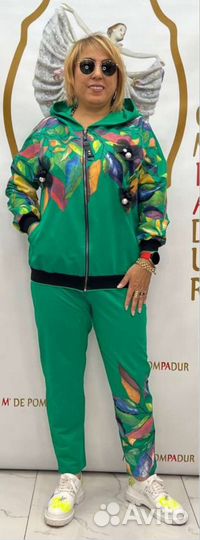 Спортивный костюм большой четыре расцветки Турция
