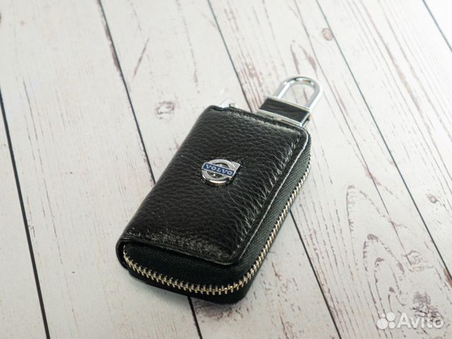 Кожаная ключница Volvo