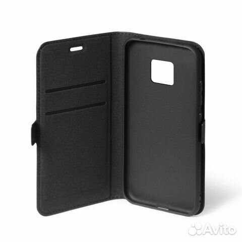 Чехол-книжка под кожу на Huawei Mate 20 Pro, black