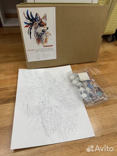 Картина по номерам 3 штуки